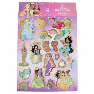 Pricesses disney stickers 6 planches disney