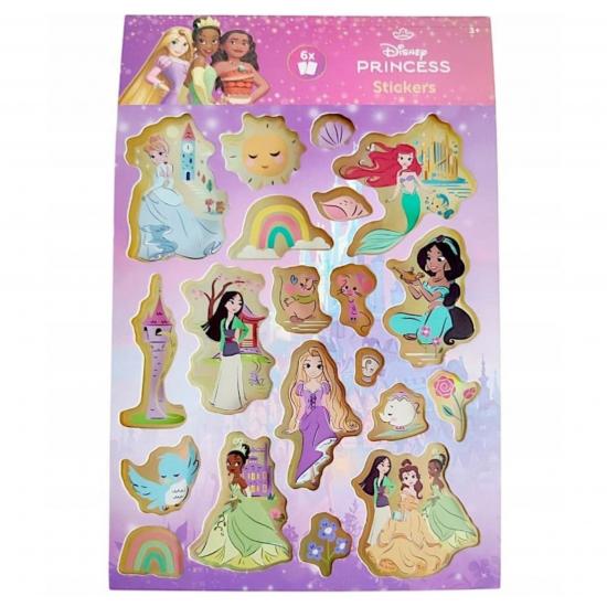 Pricesses disney stickers 6 planches disney