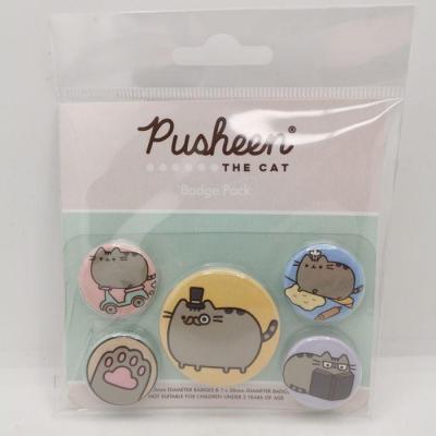 Pusheen pack 5 badges