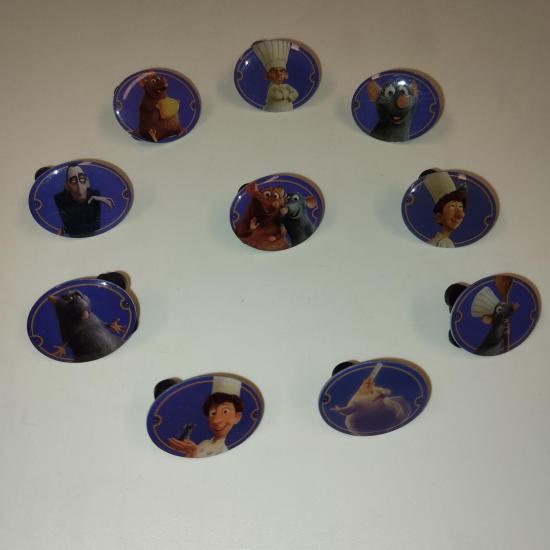 Ratatouille lot 10 pin s disney edition carrefour 2010 lot n 03 occasion