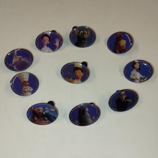 Ratatouille lot 10 pin s disney edition carrefour 2010 occasion