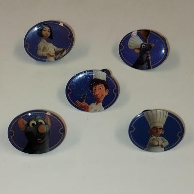 Ratatouille lot 5 pin s disney edition carrefour 2010 lot n 04 occasion