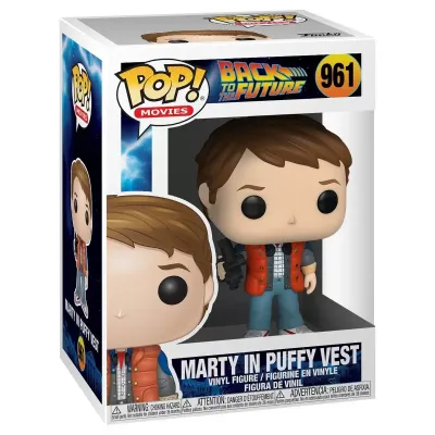 Retour vers le futur funko pop n 961 marty in puffy vest