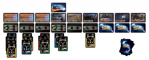 Retour vers le futur shuffle jeu de cartes 3
