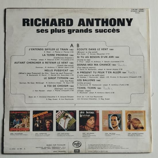 Richard anthony ses plus grands succes album vinyle occasion 1