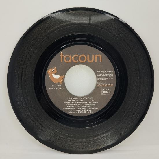 Richard anthony un soleil rouge single vinyle 45t occasion 2