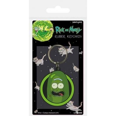 Rick morty porte cles caoutchouc pickle rick
