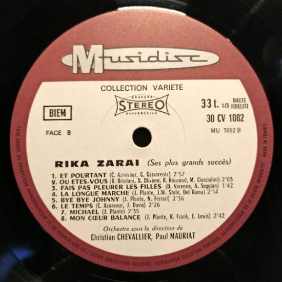 Rika zarai ses plus grands succes album vinyle occasion 4