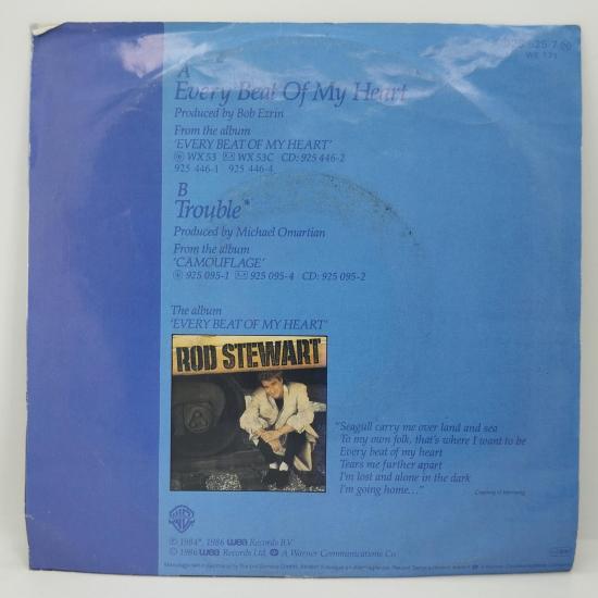 Rod stewart every beat of my heart single vinyle 45t occasion 1