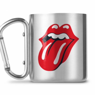 Rolling stones tongue mug mousqueton 240ml