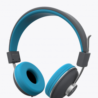 Ryght wired headphones alveo gris fonce bleu