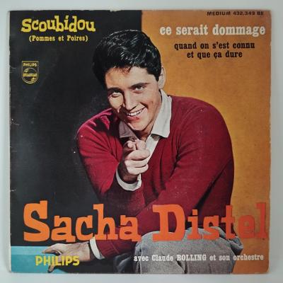 Sacha distel scoubidou pommes et poires single vinyle ep occasion