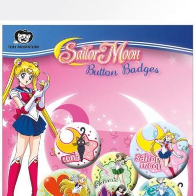 Sailor moon mix pack de 5 badges