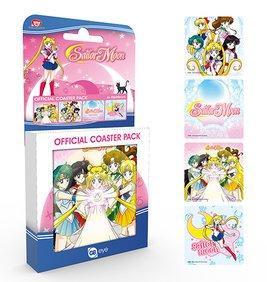 Sailor moon pack de 4 dessous de verre mix