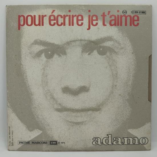 Salvatore adamo c est ma vie single vinyle 45t occasion 1