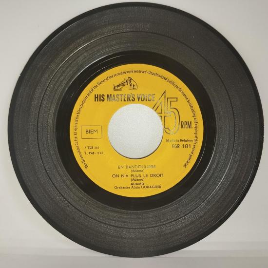 Salvatore adamo en bandouliere single vinyle ep occasion 2