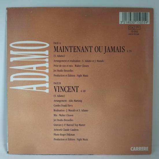 Salvatore adamo maintenant ou jamais single vinyle 45t occasion 1