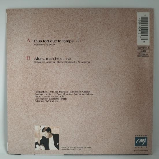 Salvatore adamo plus fort que le temps single vinyle 45t occasion 1