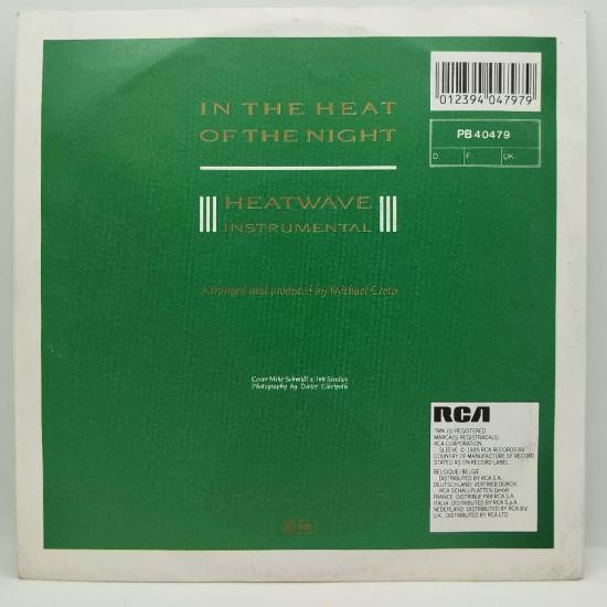 Sandra in the heat of the night single vinyle 45t occasion 1