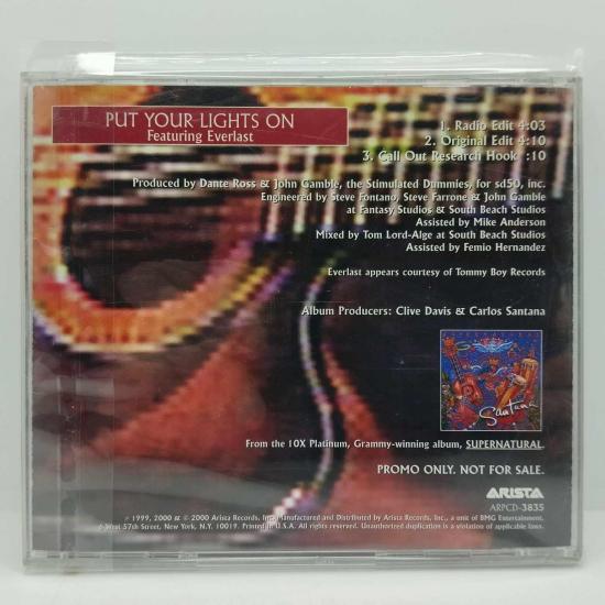 Santana put your lights on maxi cd single promotional copy occasion 1