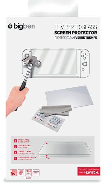 Screen protection kit tempered for nintendo switch big ben