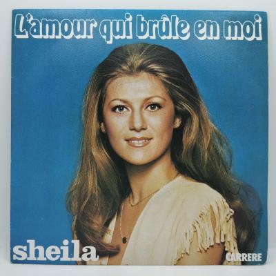 Sheila l amour qui brule en moi single vinyle 45t occasion