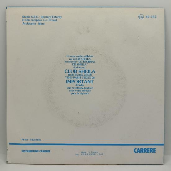 Sheila l amour qui brule en moi single vinyle 45t occasion 1