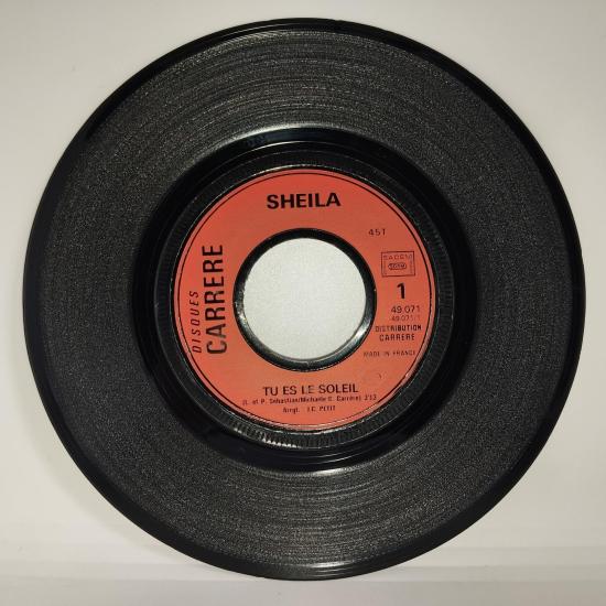 Sheila tu es le soleil single vinyle 45t occasion 2