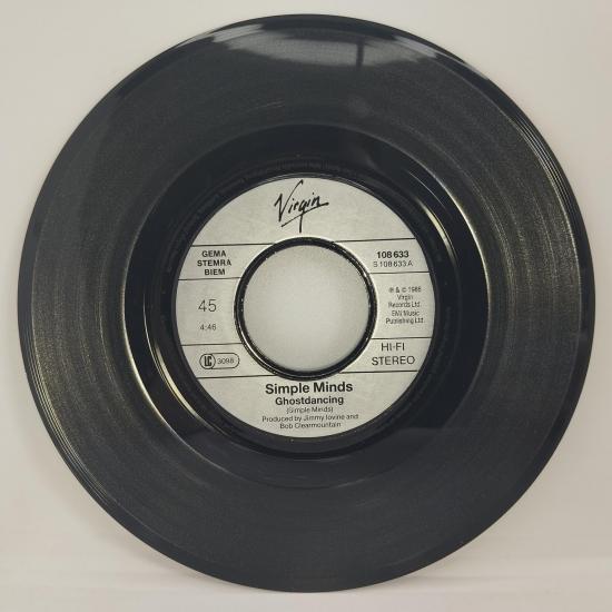 Simple minds ghostdancing single vinyle 45t occasion 2