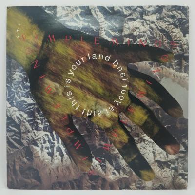 Simple minds this is your land pressage u k single vinyle 45t occasion