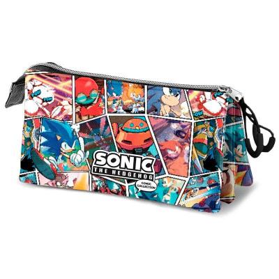Sonic comic collection trousse 23x11x10cm