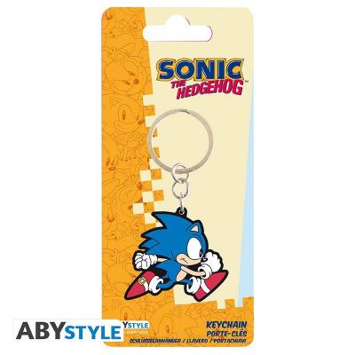 Sonic keychain pvc sonic run x4