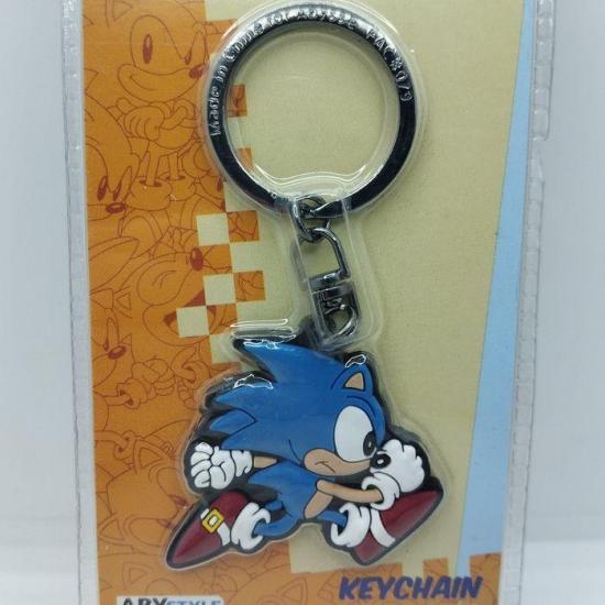 Sonic porte cles pvc sonic run 2