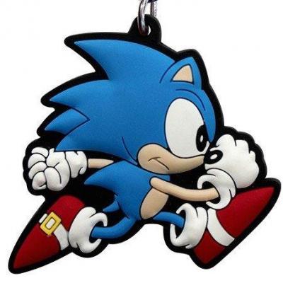 Sonic porte cles pvc sonic run