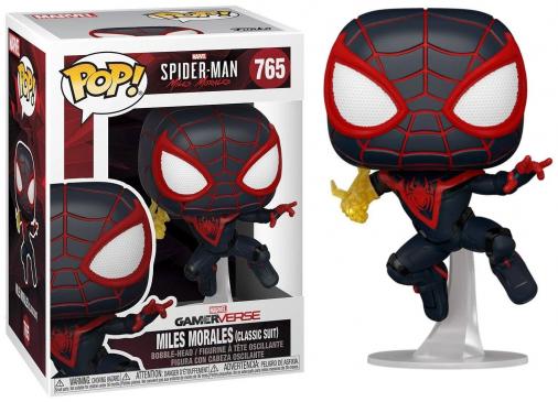 Spider man bobble head pop n 765 miles morales classic suit