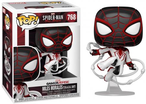 Spider man bobble head pop n 768 miles morales track suit