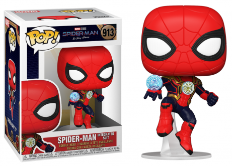 Spider man bobble head pop n 913 spider man integrated suit