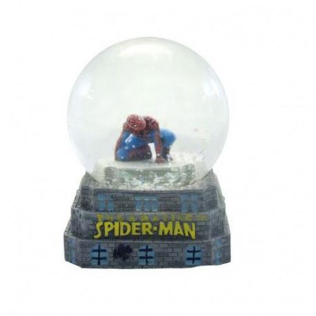 Spiderman boule a neige figurine 8 5cm