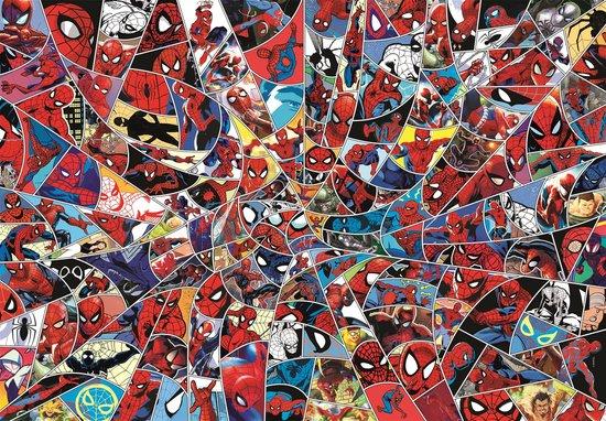 Spiderman impossible puzzle 1000 pieces clementoni 70x50cm 2