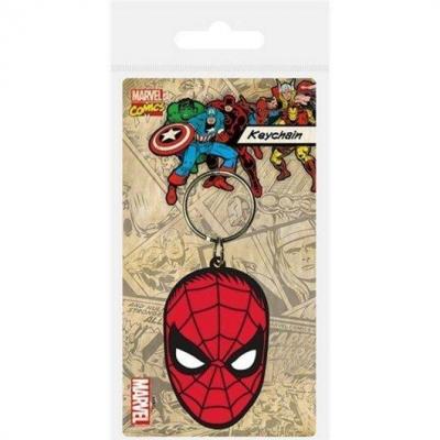Spiderman logo keyring