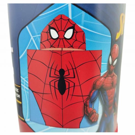 Spiderman poncho coton 60x60cm