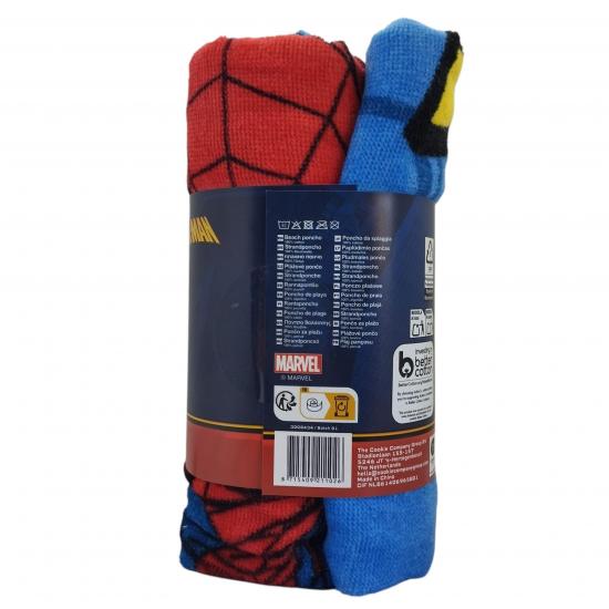 Spiderman poncho coton marvel 60x60cm 1