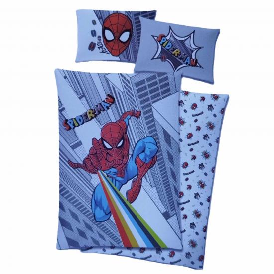 Spiderman rainbow parure de lit 140x200 coton polyester