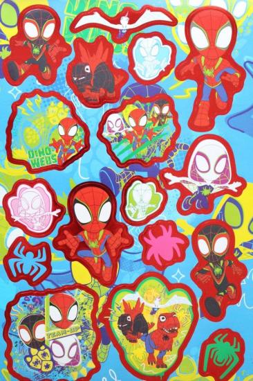 Spiderman stickers 6 planches spidey amazing friends 2