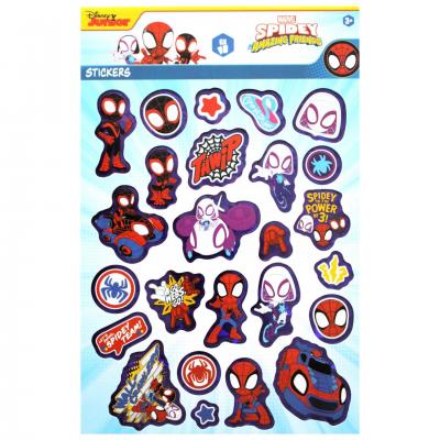 Spiderman stickers 6 planches spidey amazing friends 3