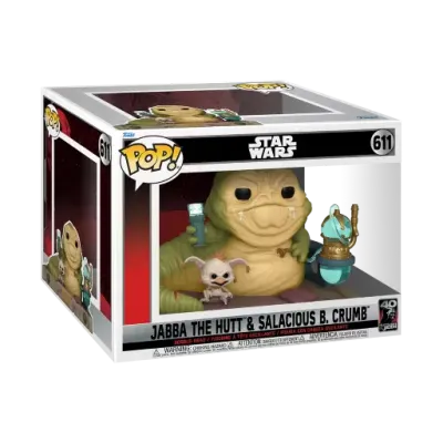 Star wars 6 40eme anniv pop deluxe n 611 jabba avec salacious