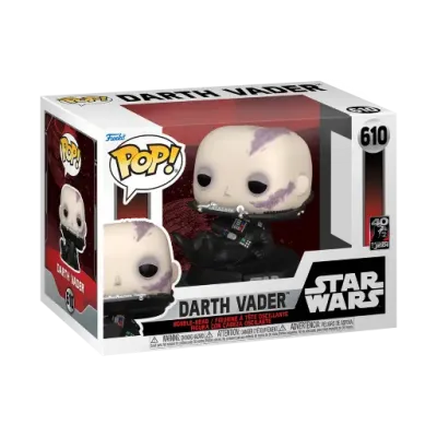 Star wars 6 40eme anniversaire pop n 610 dark vador demasque