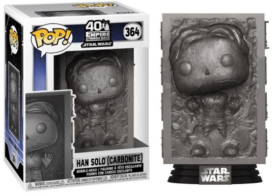 Star wars bobble head pop n 364 han in carbonite