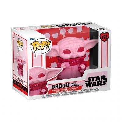 Star wars bobble head pop n 493 valentines grogu