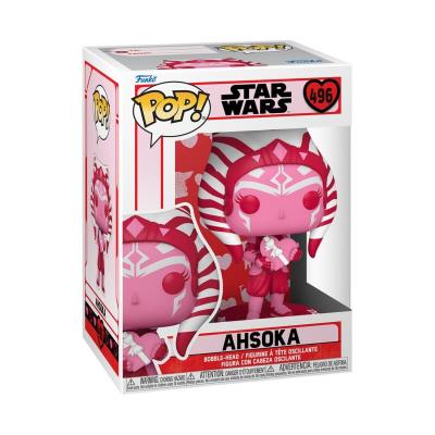 Star wars bobble head pop n 496 valentines ahsoka